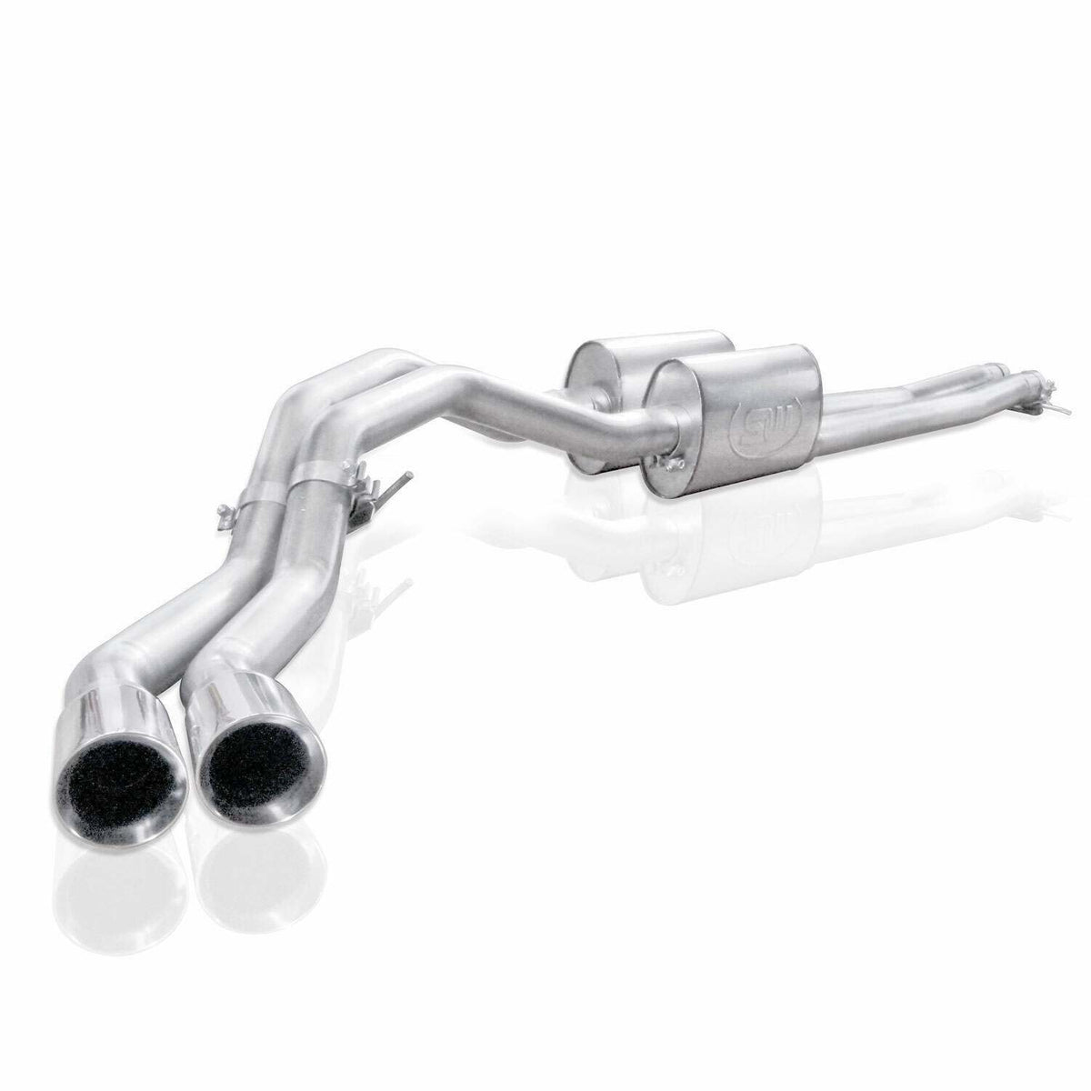 Stainless Works Catback Dual Turbo Chambered Mufflers Performance Connect - CT14CB