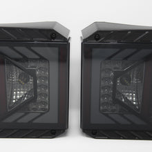 Winjet Led Tail Lights-Black / Smoke (2007-2018 Wrangler, Wrangler JK) - CTRNG0490-BS