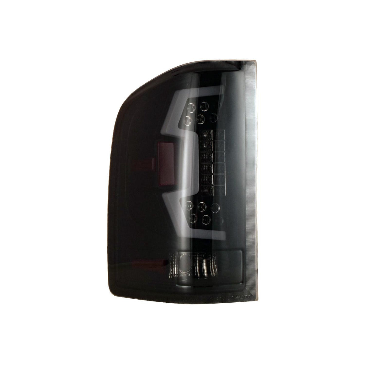 Winjet Led Sequential Tail Lights-Black Smoke (2007-2014 Chevrolet Fitment) - CTRNG0666-BS-SQ