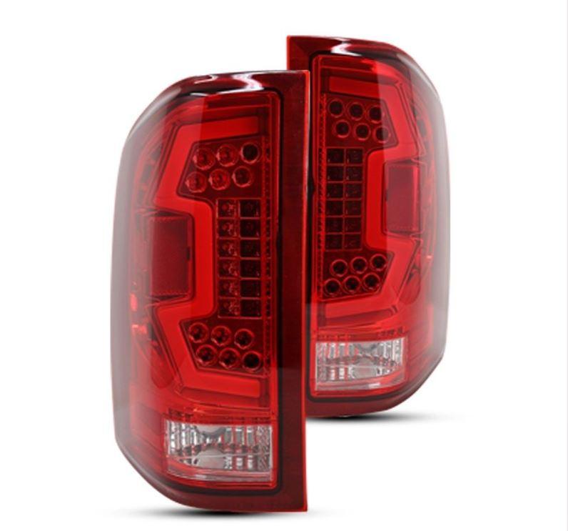 Winjet Led Sequential Tail Lights-Chrome Red (2007-2014 Chevrolet Fitment) - CTRNG0666-CR-SQ