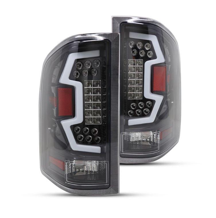 Winjet Led Sequential Tail Lights-Gloss Black Clear (2007-2014 Chevrolet Fitment) - CTRNG0666-GBC-SQ