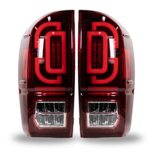 Winjet Led Sequential Tail Lights-Black / Red (2016-2023 Tacoma) - CTRNG0685-BR-SQ