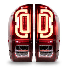 Winjet Led Sequential Tail Lights-Black / Red (2016-2023 Tacoma) - CTRNG0685-BR-SQ