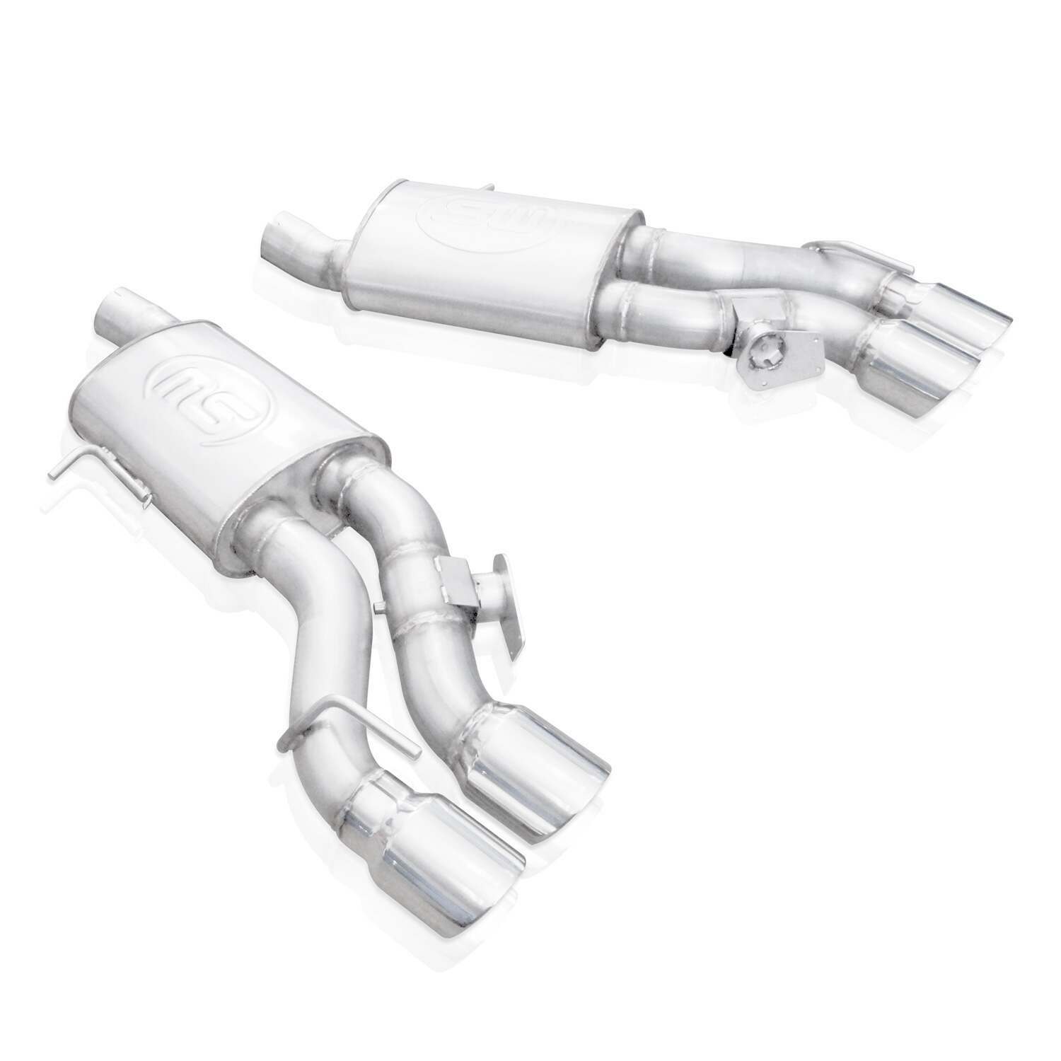 Stainless Works CTSV16MKS-FC 2016-2018 Cadillac CTS-V Sedan Exhaust - Factory Connect Axleback