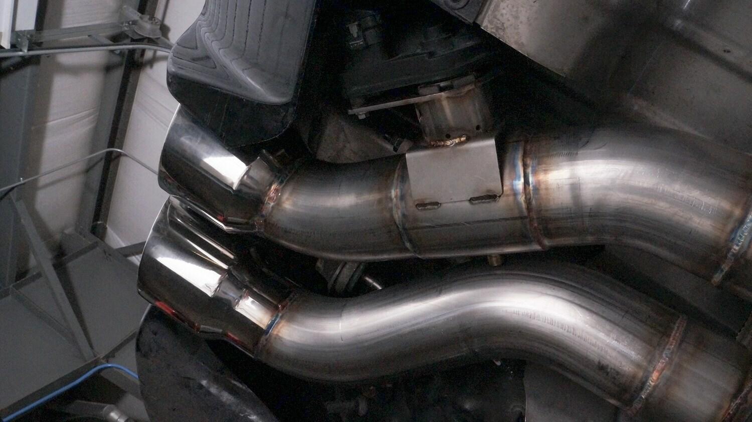 Stainless Works CTSV16MKS-FC 2016-2018 Cadillac CTS-V Sedan Exhaust - Factory Connect Axleback