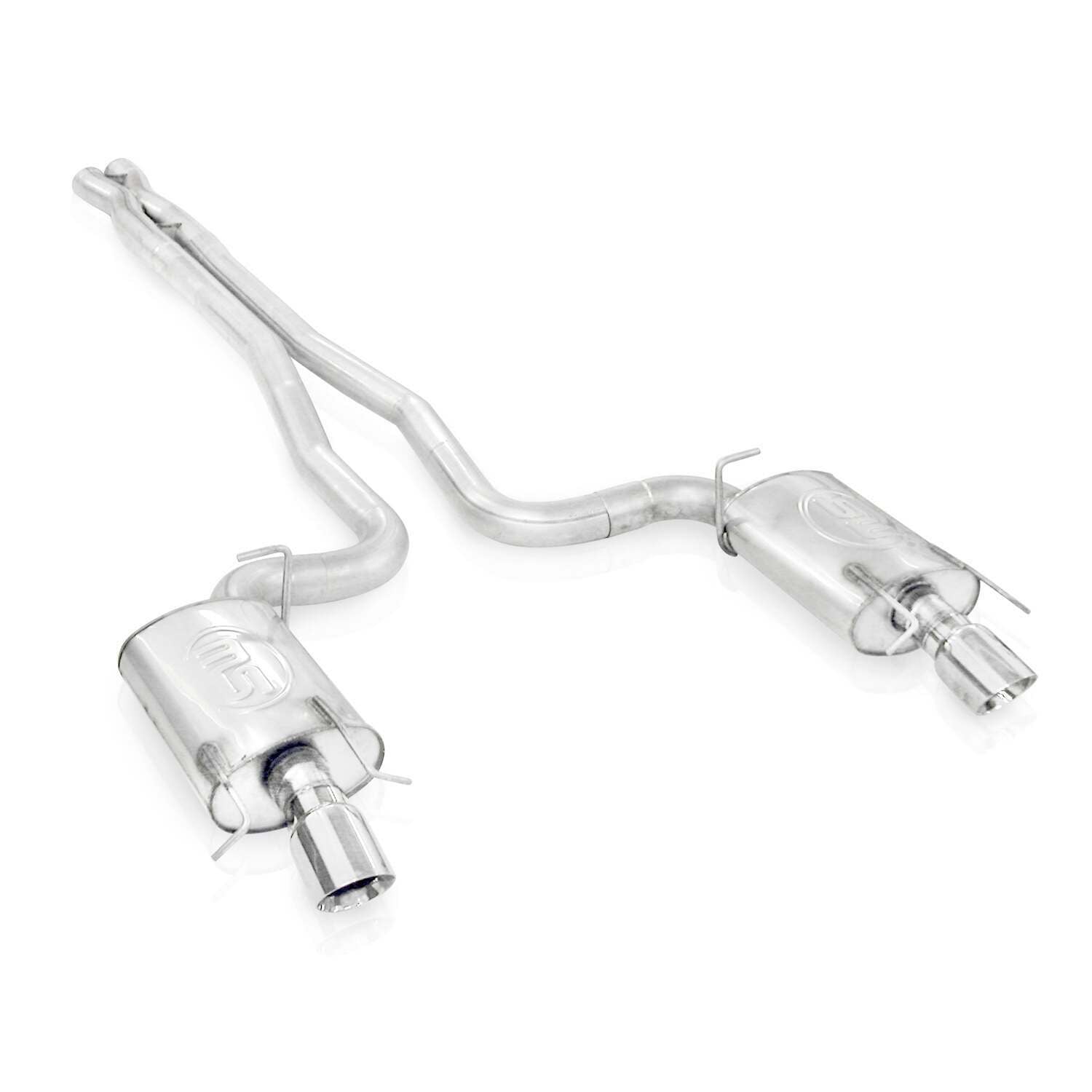 Stainless Works Wagon Catback Dual Turbo Chambered Mufflers Performance Connect (2009-2015 CTS Wagon) - CTSV9WGCBHDR