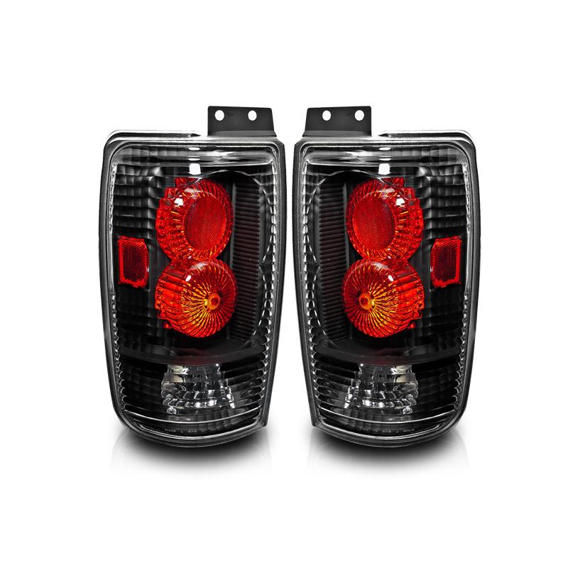 Winjet Altezza Tail Lights-Black / Clear (1997-2002 Expedition) - CTWJ-0018-BC