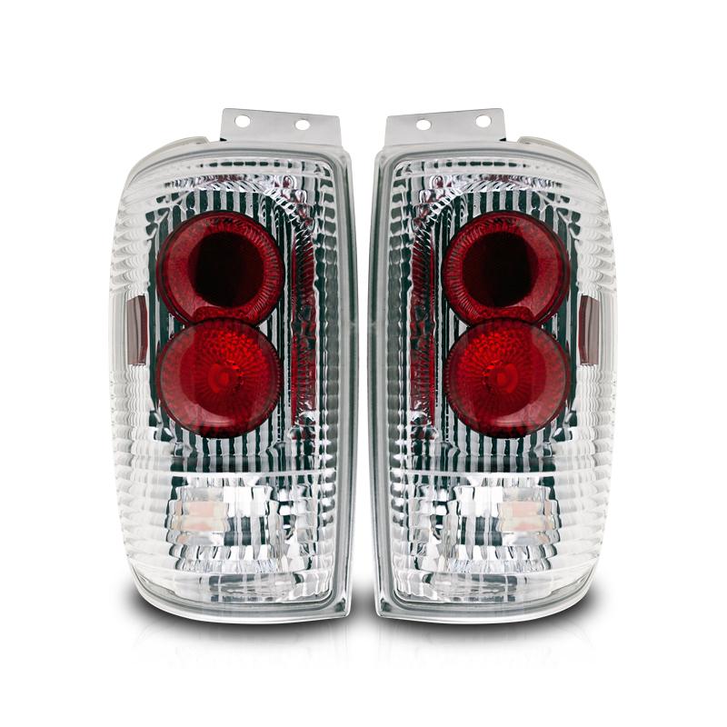 Winjet Altezza Tail Lights-Chrome / Clear (1997-2002 Expedition) - CTWJ-0018-CC