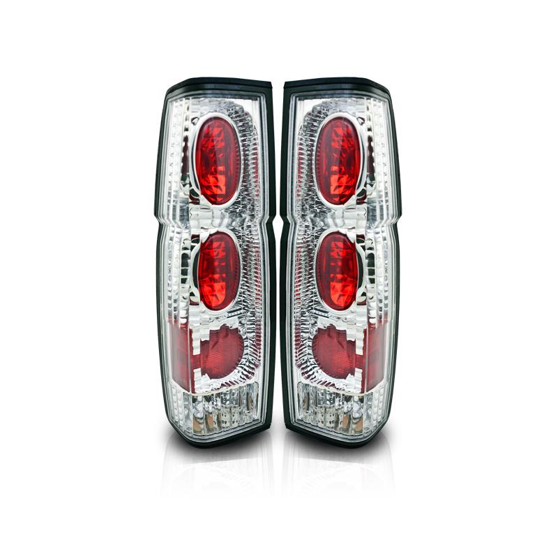 Winjet Altezza Tail Lights-Chrome / Clear (1986-1997 720, D21, Pickup) - CTWJ-0041-CC