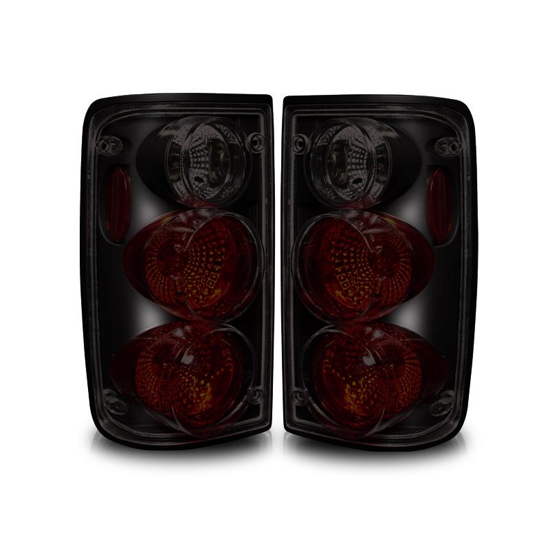 Winjet Altezza Tail Lights-Black / Smoke (1989-1995 Pickup) - CTWJ-0045-BS