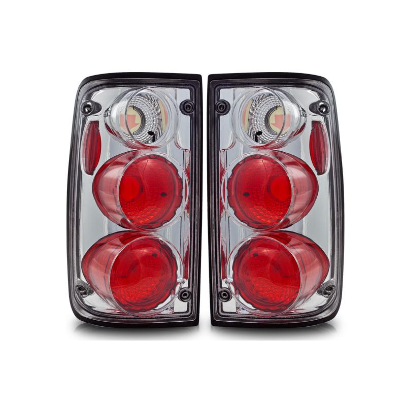 Winjet Altezza Tail Lights-Chrome / Clear (1989-1995 Pickup) - CTWJ-0045-CC