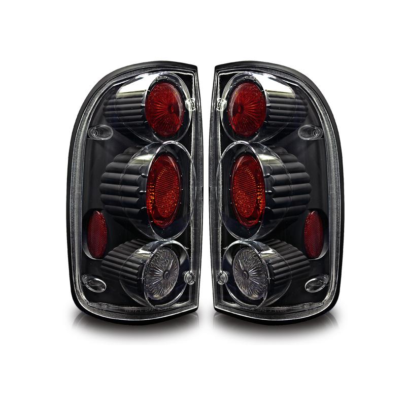 Winjet Altezza Tail Lights-Black / Clear (2001-2004 Tacoma) - CTWJ-0046-BC
