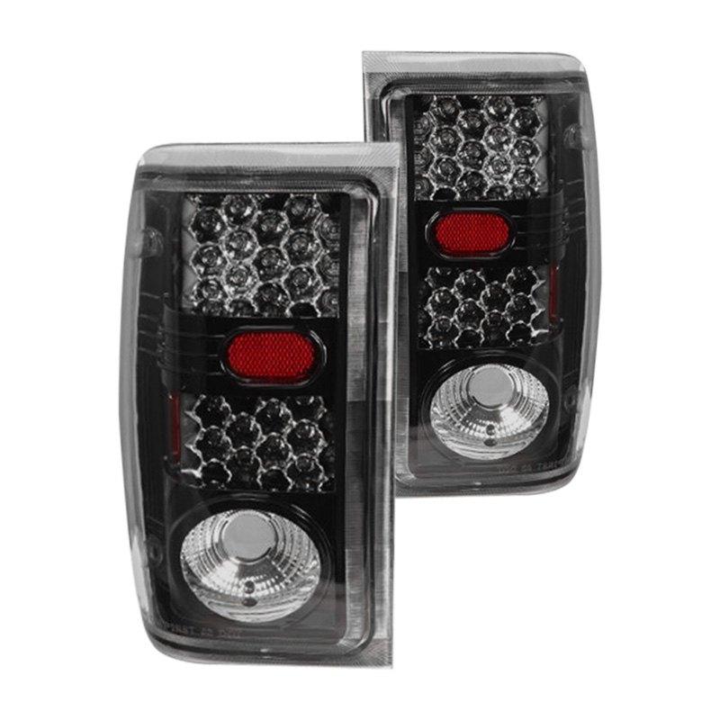 Winjet Led Tail Lights-Gloss Black / Clear (2000-2005 Ranger) - CTWJ-0146-GBC