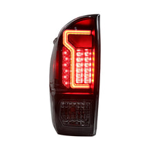 Winjet Led Tail Lights-Black / Clear / Smoke (2016-2023 Tacoma) - CTWJ-0466-BCS