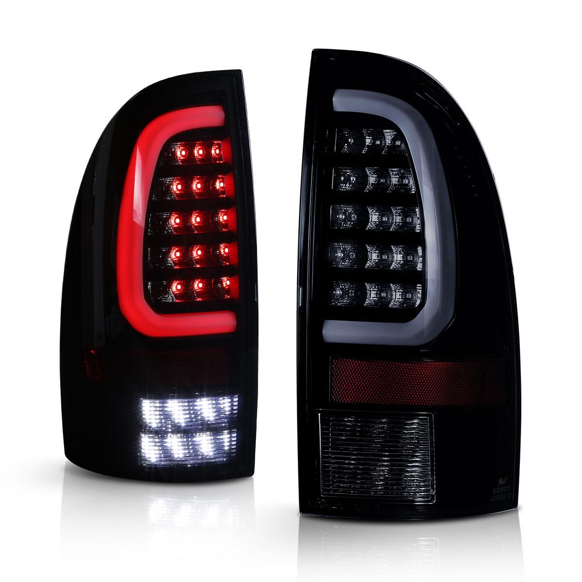 Winjet Led Tail Lights (2005-2015 Tacoma) - CTWJ-0739-BS-SQ