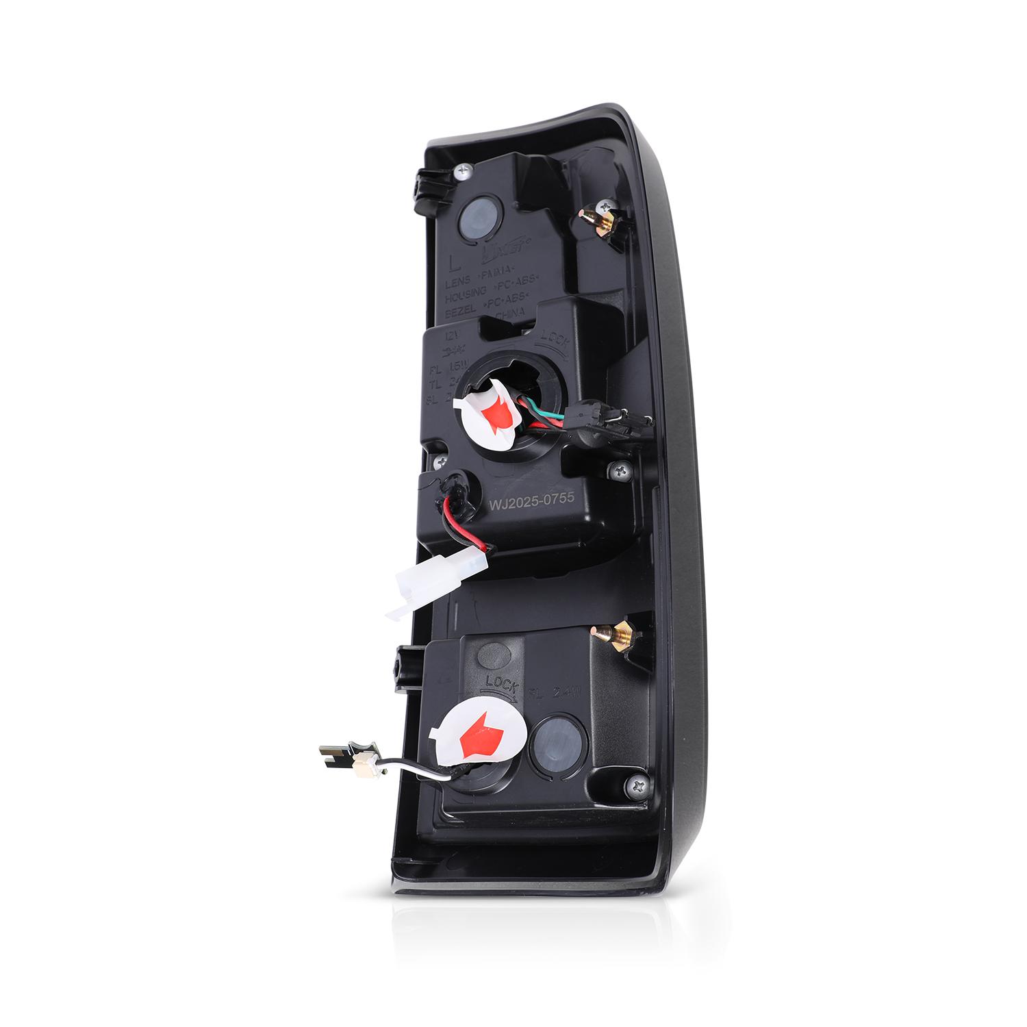 Winjet Led Tail Lights (2008-2016 F-250 Super Duty, F-350 Super Duty, F-450 Super Duty) - CTWJ-0755-BS-SQ