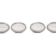 Raxiom Axial Series Led Tail Lights; Chrome Housing; Clear Lens (1997-2004 Corvette) - CV4608