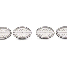 Raxiom Axial Series Led Tail Lights; Chrome Housing; Clear Lens (1997-2004 Corvette) - CV4608