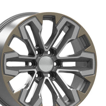 OE Wheels 20" Replica CV69 fits Chevrolet Silverado 20x9 Gunmetal - CV69-20090-6550-26MG1