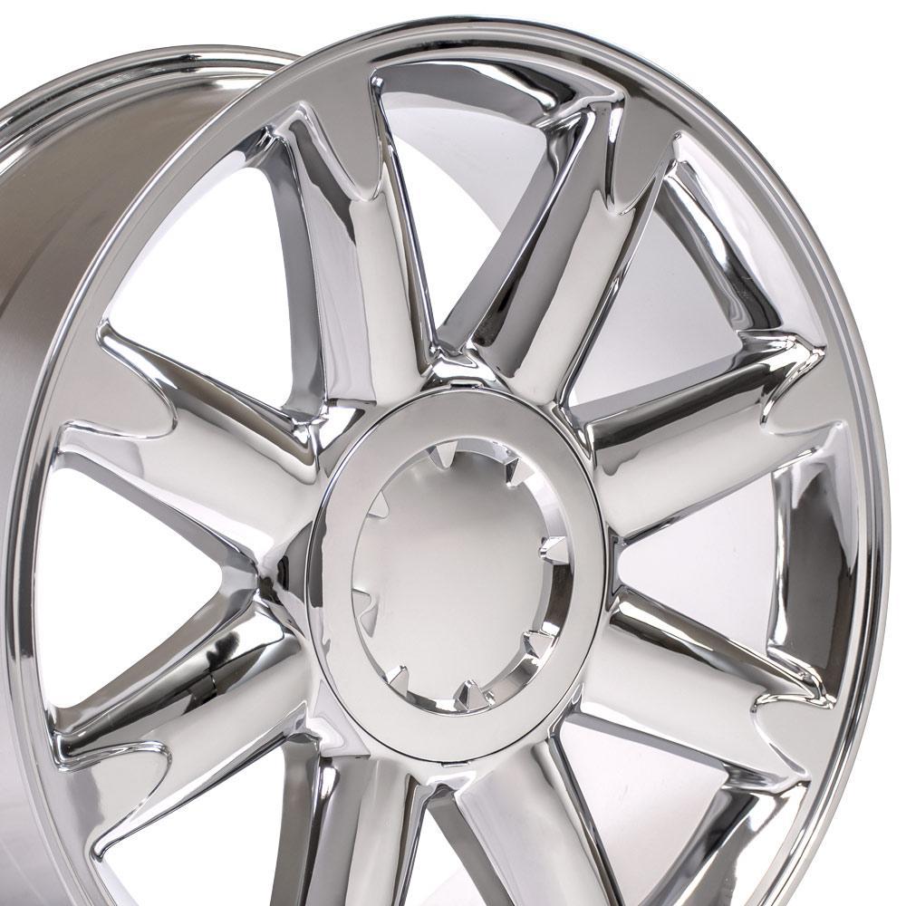 OE Wheels 20" Replica CV85 fits GMC Sierra 20x8.5 Chrome - CV85-20085-6550-31C