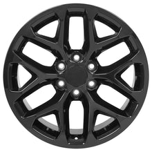 OE Wheels 20" Replica CV98B fits Chevy Silverado 20x9 Black - CV98B-20090-6550-24B