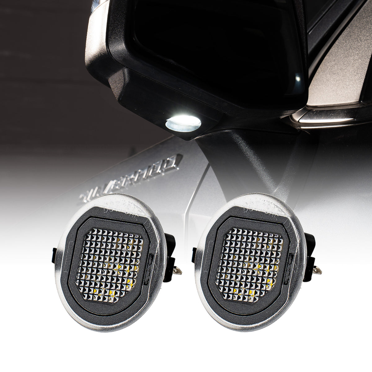 Form Lighting Chevy/GMC Puddle Light infographic