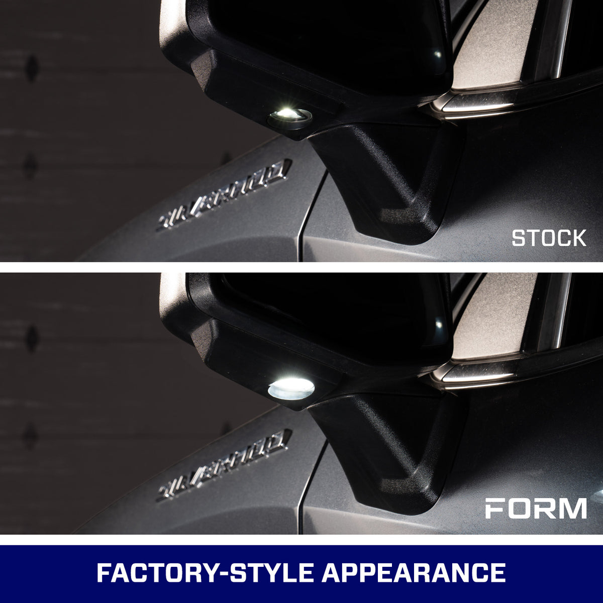 Form Lighting Chevy/GMC Puddle Light infographic