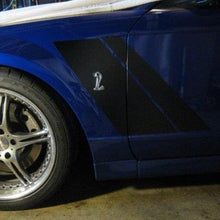 Anchor Room Side Hash Marks (1999-2004 Mustang) - Silver - 99FM_SH_S