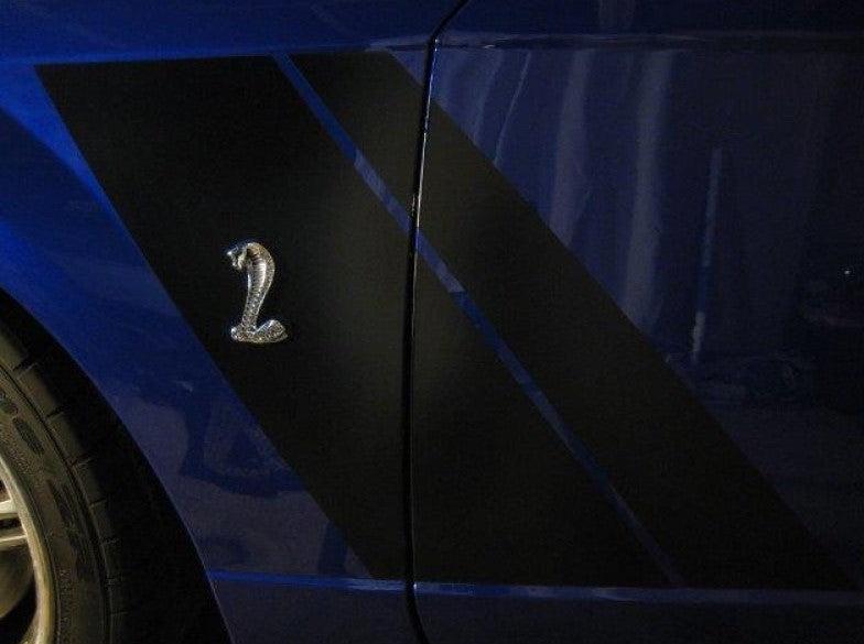 Anchor Room Side Hash Marks (1999-2004 Mustang) - Silver - 99FM_SH_S