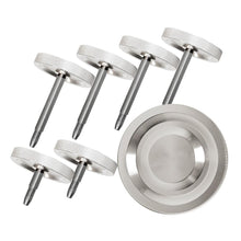 DV8 Offroad Door Surround Knobs; Billet; Sold As Set (1997-2006 Wrangler) - D-JP-180017-BL