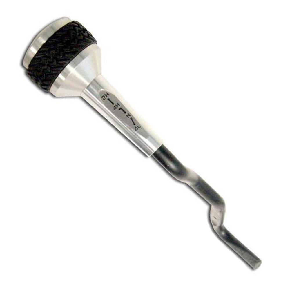 DV8 Offroad 4Wd Shift Knob; Silver (1997-2006 Wrangler) - D-JP-180021-BL