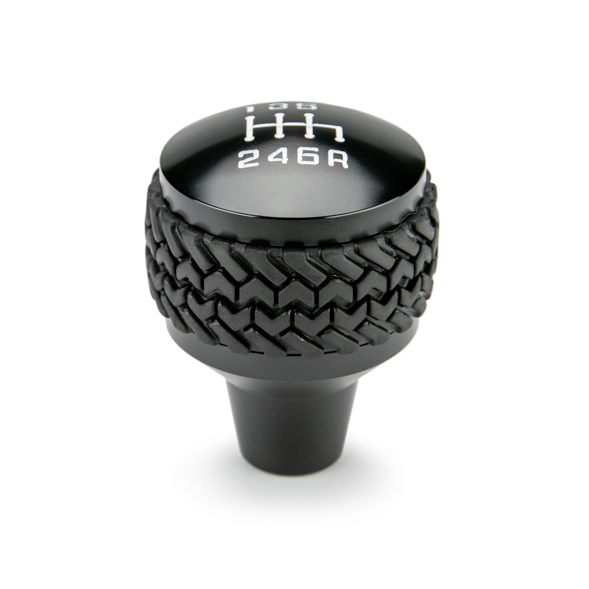 DV8 Offroad 6-Speed Shift Knob; Black (2011-2018 Wrangler JK, Wrangler) - D-JP-181112-BK