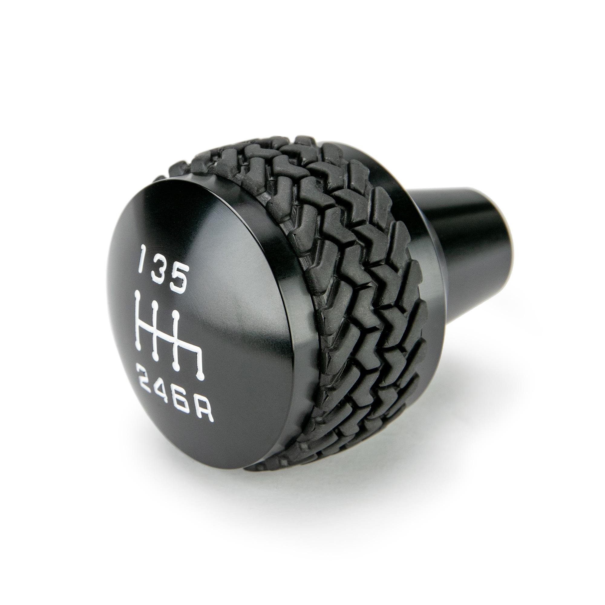 DV8 Offroad 6-Speed Shift Knob; Black (2011-2018 Wrangler JK, Wrangler) - D-JP-181112-BK