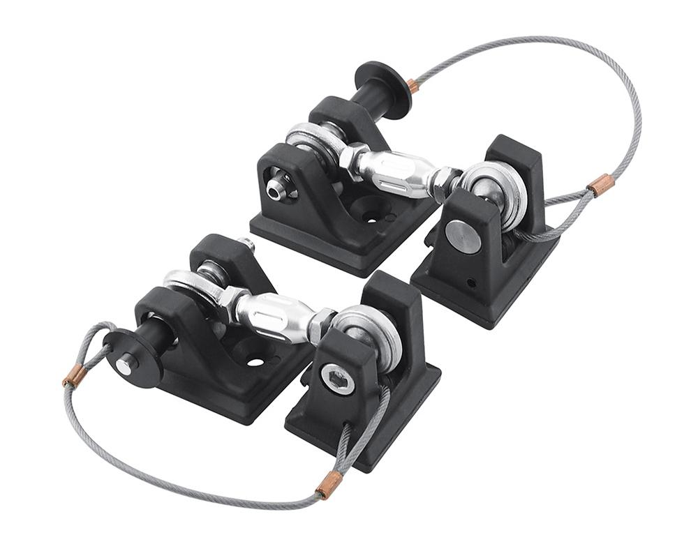 DV8 Offroad Hood Hold Down; Pair (2007-2018 Wrangler, Wrangler JK) - D-JP-190001-K