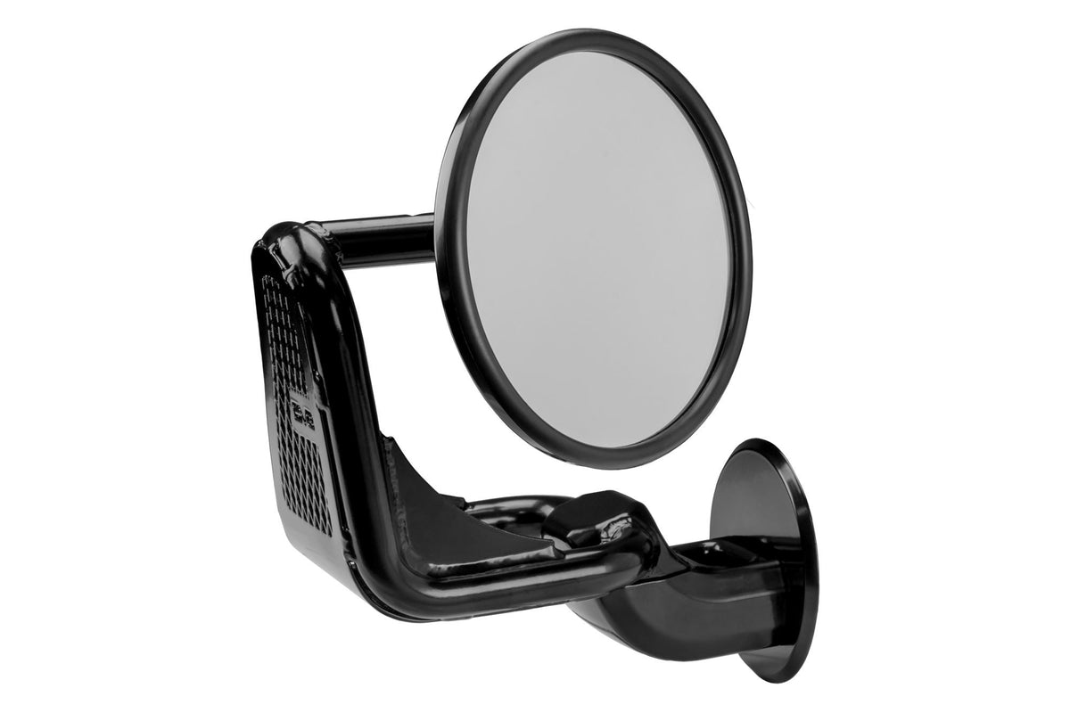 DV8 Offroad Tubular Mirrors; Black (2007-2018 Wrangler JK, Wrangler) - D-JP-190050-B