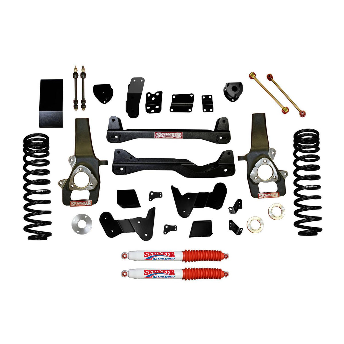 Skyjacker Suspension Lift Kit w/Shock Nitro Shocks 6 Inch Lift 14-17 Ram 1500 - D1460SSK-N