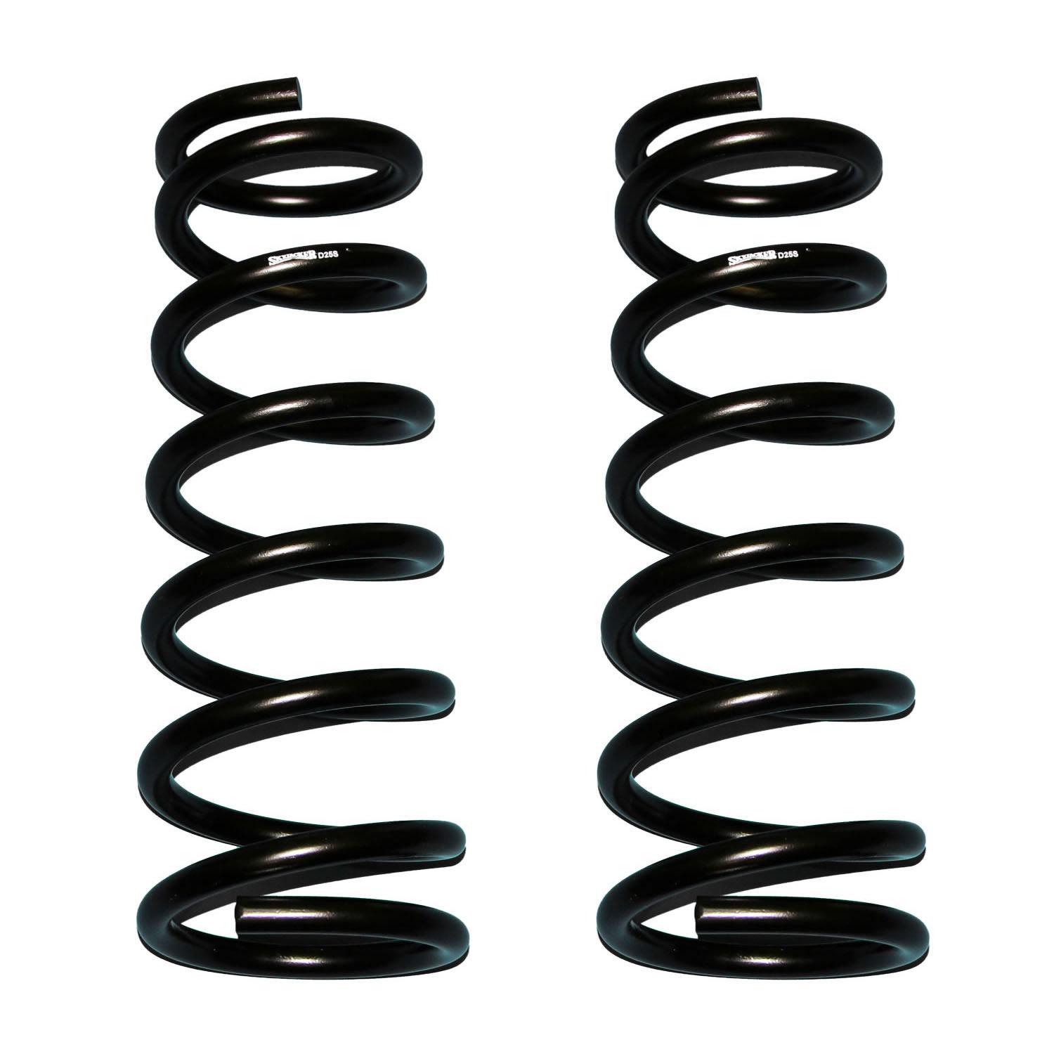 Skyjacker Softride Coil Spring 94-12 Dodge Ram Set Of 2 Front w/2-2.5 Inch Lift Black - D25