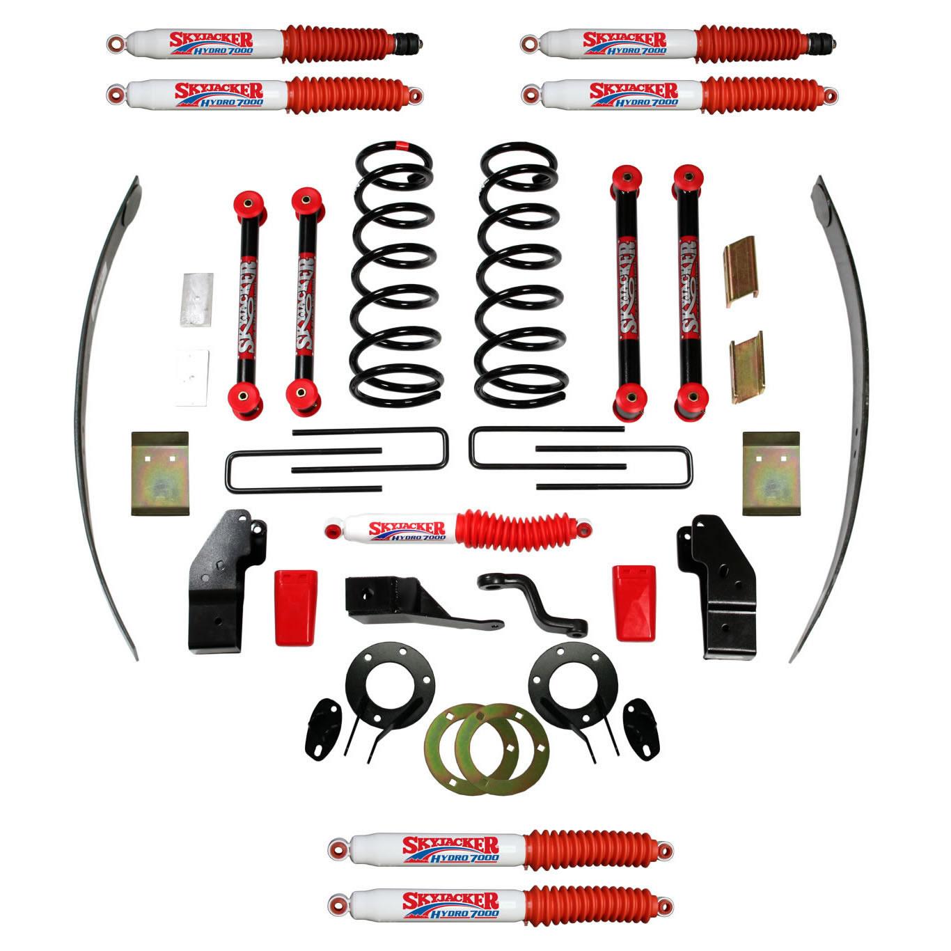 Skyjacker Suspension Lift Kit w/Shock 4-4.5 Inch Lift Class II All 4 Shocks 00-01 Dodge Ram 2500 00-01 Dodge Ram 3500 - D4522K-H