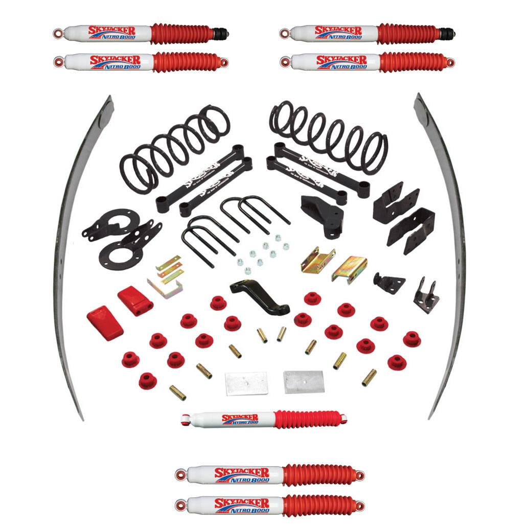 Skyjacker Suspension Lift Kit w/Shock Nitro Shocks 5 Inch Lift Class II All 4 Shocks 06-09 Dodge Ram 2500/3500 - D4529K-N