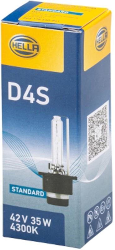 Hella D4S 4300 K Standard Series Xenon Light Bulb - D4S 4300 K