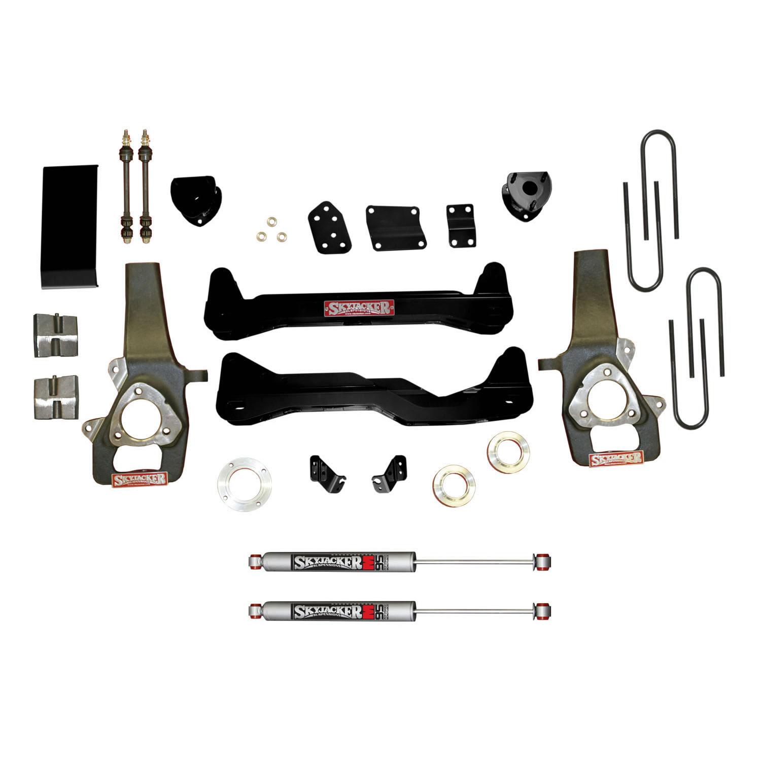 Skyjacker Suspension Lift Kit w/Shock M95 Performance Shocks 6 Inch Lift 4 Shocks 06-08 Dodge Ram 1500 - D660SSK-M