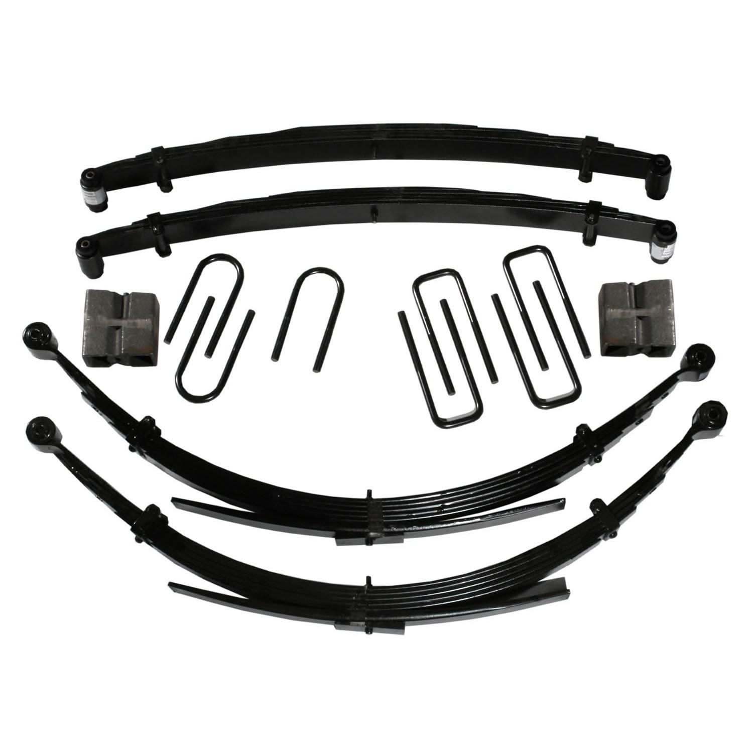 Skyjacker Lift Kit 6 Inch 92-93 Dodge W250/W350 Front/4.5 Inch Rear Lift Front/Rear Leaf Springs Front/Rear U Bolt Kits Front/Rear Bushing Kit Rear Block - D692CDKS