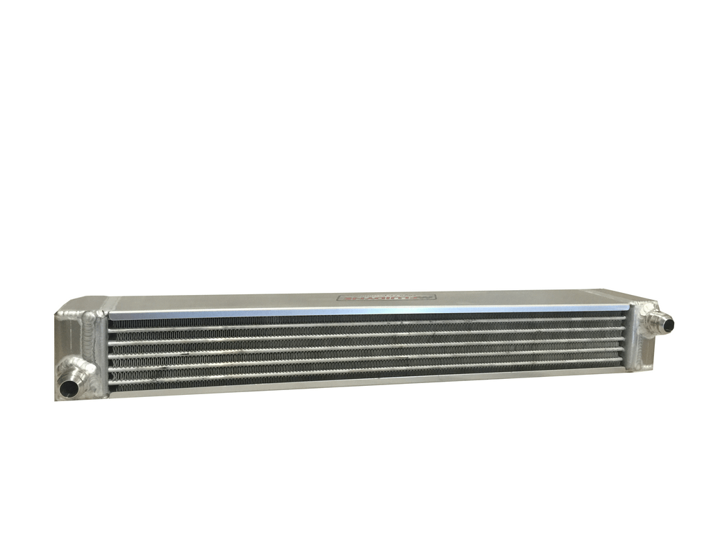 Fluidyne 88mm Stack Oil Cooler-12AN fittings - Oil Coolers Oval Tube & Fin Oil Coolers - DB-30816-24