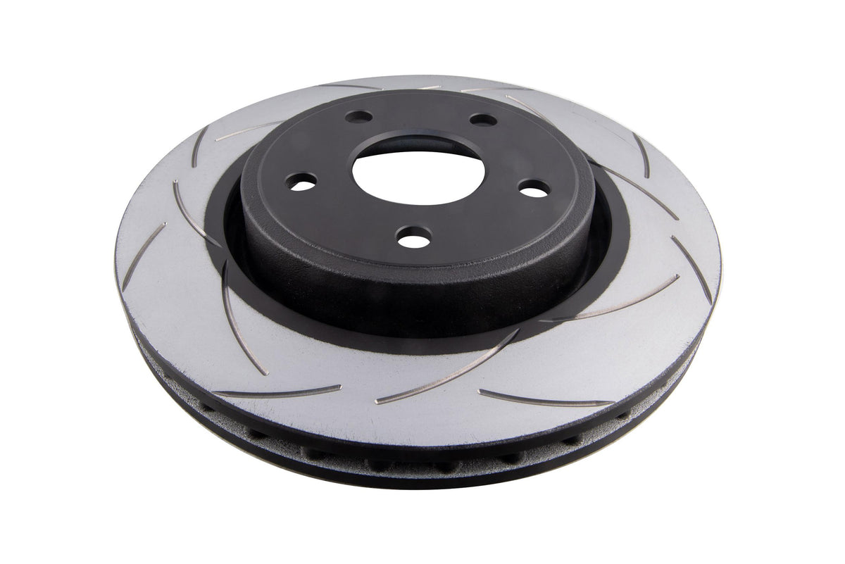 DBA Street Series T2 Slot Brake Disc (2005-2010 Jeep Commander, Jeep Grand Cherokee) - DBA2530S