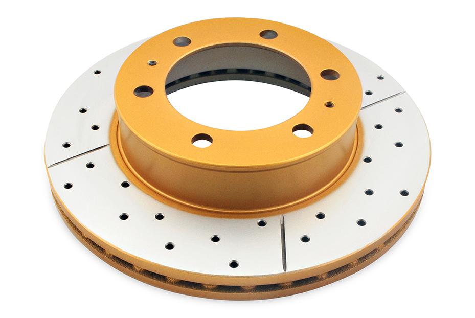DBA Street Series Rotor - Cross Drilled/Slotted Uni-Directional Rotor (2005-2011 4Runner) - DBA2714X