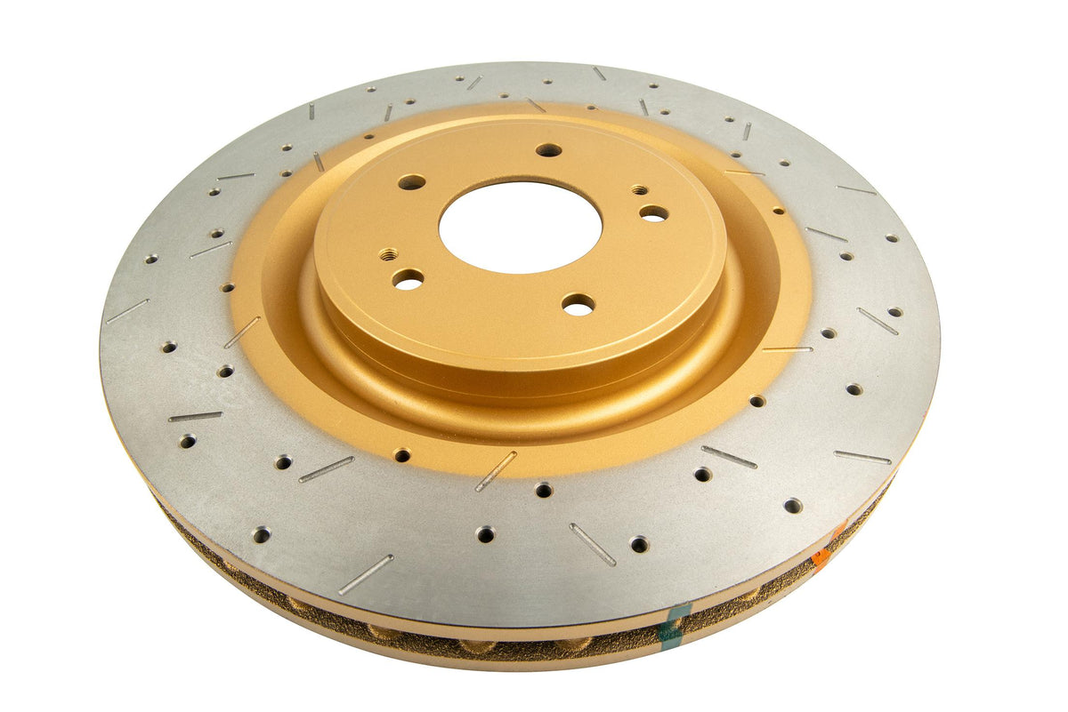 DBA 4000 Series Rotor - Cross Drilled/Slotted Uni-Directional Rotor (2008-2015 Lancer) - DBA42224XS