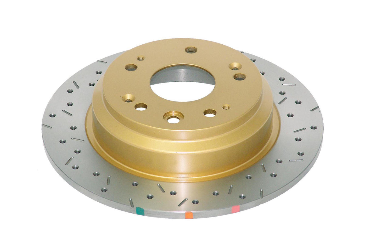 DBA 4000 Series Drilled/Slotted Brake Disc (2003-2005 Element DX, Element EX, Element LX) - DBA42503XS