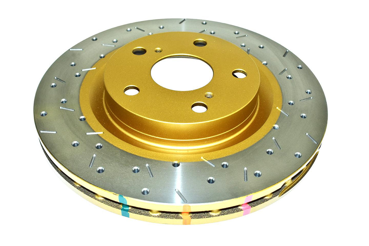 DBA 4000 Series Rotor - Cross Drilled/Slotted Uni-Directional Rotor (2006-2016 Camry) - DBA42709XS