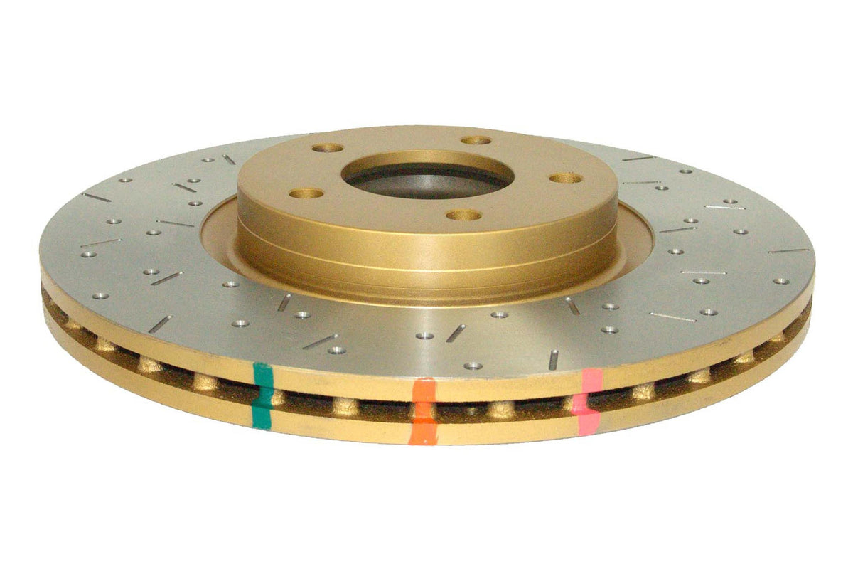 DBA 4000 Series Rotor - Cross Drilled/Slotted Uni-Directional Rotor (2007-2013 3) - DBA42962XS
