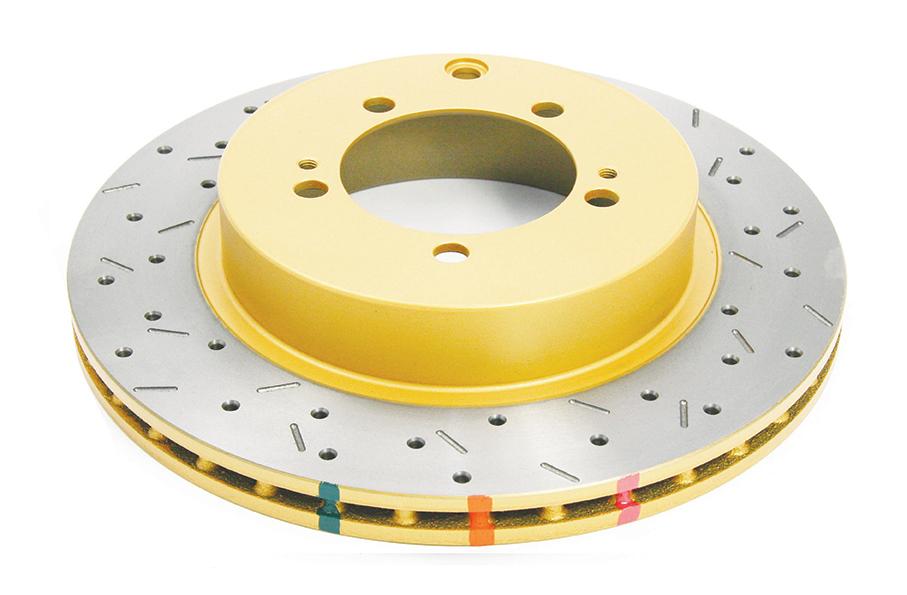DBA 4000 Series Rotor - Cross Drilled/Slotted Uni-Directional Rotor (2005-2006 Lancer) - DBA4419XS